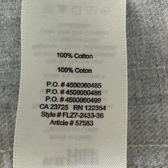 Wilfred Free Cotton Grey Tone Shirt Sz XXS - Picture 6 of 8